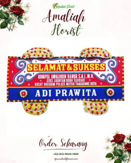 Papan Bunga Ucapan Selamat Asologaima